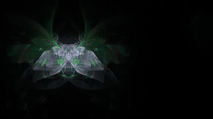 Fantasy chaotic colorful fractal pattern. Abstract fractal shapes. 3D rendering illustration background or wallpaper