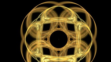 Fantasy chaotic colorful fractal pattern. Abstract fractal shapes. 3D rendering illustration background or wallpaper