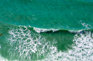 Splashing wave on the Black sea.