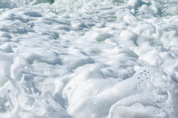 Splashing wave on the Black sea.