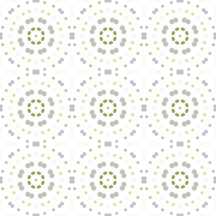 Seamless abstract pattern background with a variety of colored circles.