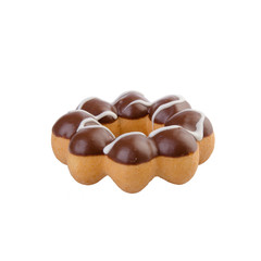 donut or donut with concept on a background.