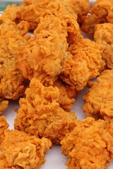 Fried chicken is delicious in street food