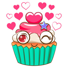 cupcake vector clipart