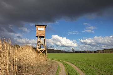 A high hide for hunters
