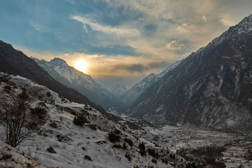 Obraz premium Upper Balkaria in the Caucasus