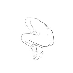 abstract face one line drawing. Portrait minimalistic style . One line. Single line drawing