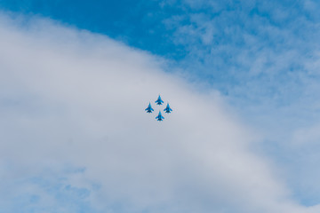 airplane flying in the sky