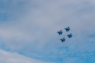 airplane in the sky