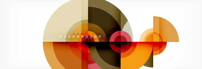 Abstract background circle design