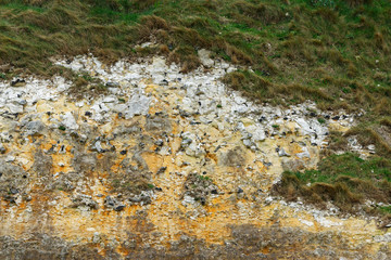 Felswand bei Etretat, Normandie, Frankreich