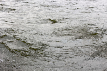 Surface of water waves
