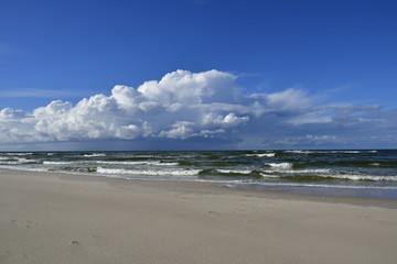 The Pomeranian beach of Debki