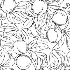 peach vector pattern