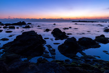 Fototapeta premium 城ヶ島の夕暮れ