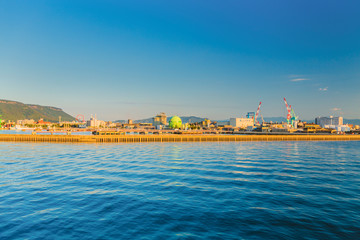 Fototapeta na wymiar ar-2525. 香川県高松港の夕景