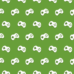 Vector Seamless Game Controller Pattern