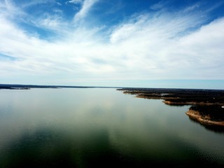 Lake and sky
