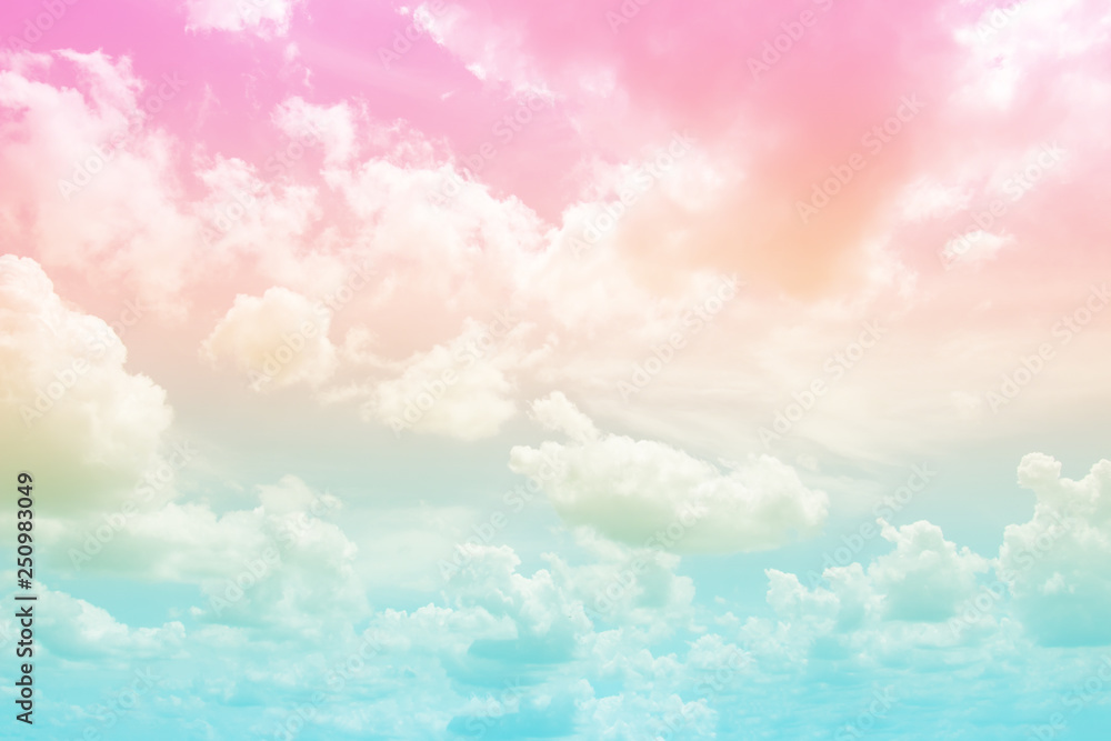 Canvas Prints cloud and sky with a pastel colored. nature abstract background