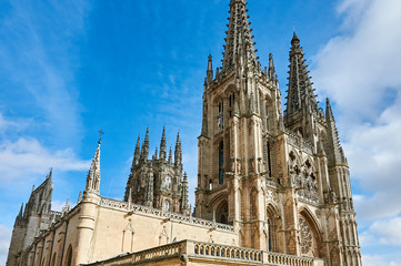 Fototapeta premium The Towers of Burgos Cathedral
