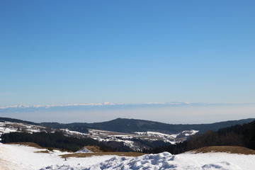 Fototapeta premium paysage enneigé