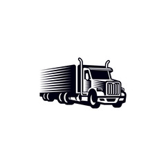 Truck Logo Vector Stock Image