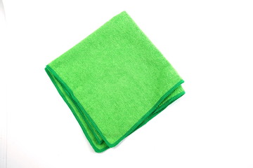 Dust remover micro fiber fabric isolate on white background
