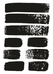 Paint Brush Medium Lines High Detail Abstract Vector Background Set 139