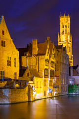 Bruges at night