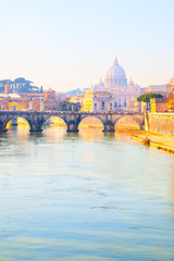 Tiber river in Rome