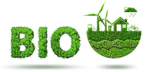 Ecological concept of clean energy - 3d rendering