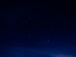 starry sky at night