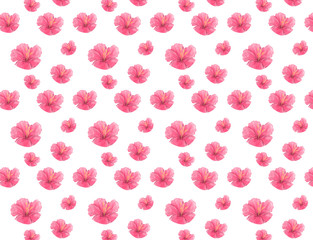 Watercolor pink flowers blossoms background. Wedding card, celebration, invite card design