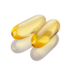 Omega-3 fish oil capsules