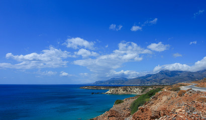 beautiful views of Crete, Greece 