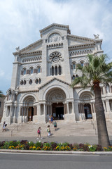 Fototapeta na wymiar Monaco Cathedral