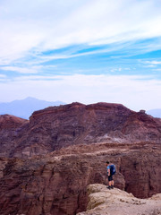 Mountains in the desert