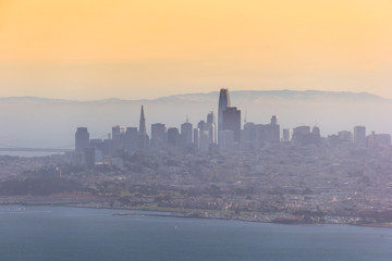 Naklejka premium San Francisco Skyline