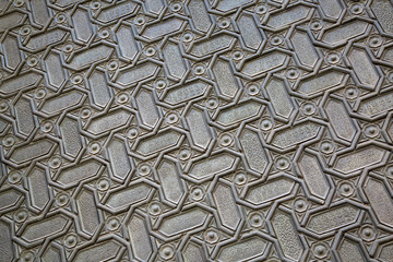 Closeup of Cathedral Door; Seville