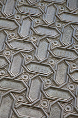 Closeup of Cathedral Door; Seville