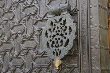 Deyail on Cathedral Door Entrance; Seville