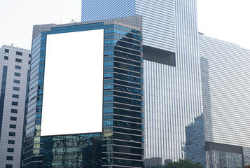 Blank advertising billboard - obrazy, fototapety, plakaty