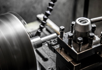Industry lathe machine work