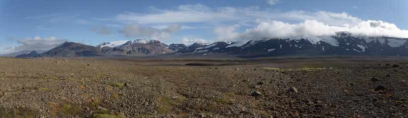 Landschaftentlang der F550, Island