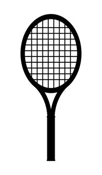 black tennis racket isolated white clip art preview