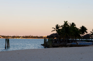 Sunrise at Nassau is the capital of the Bahamas.