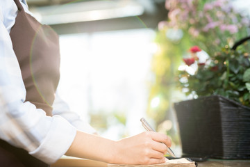 Obraz premium Notes of florist