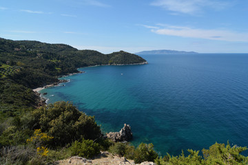 Panorama dell'Argentario, Toscana, Italia