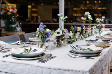 Beautifully served table