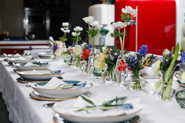 Beautifully served table